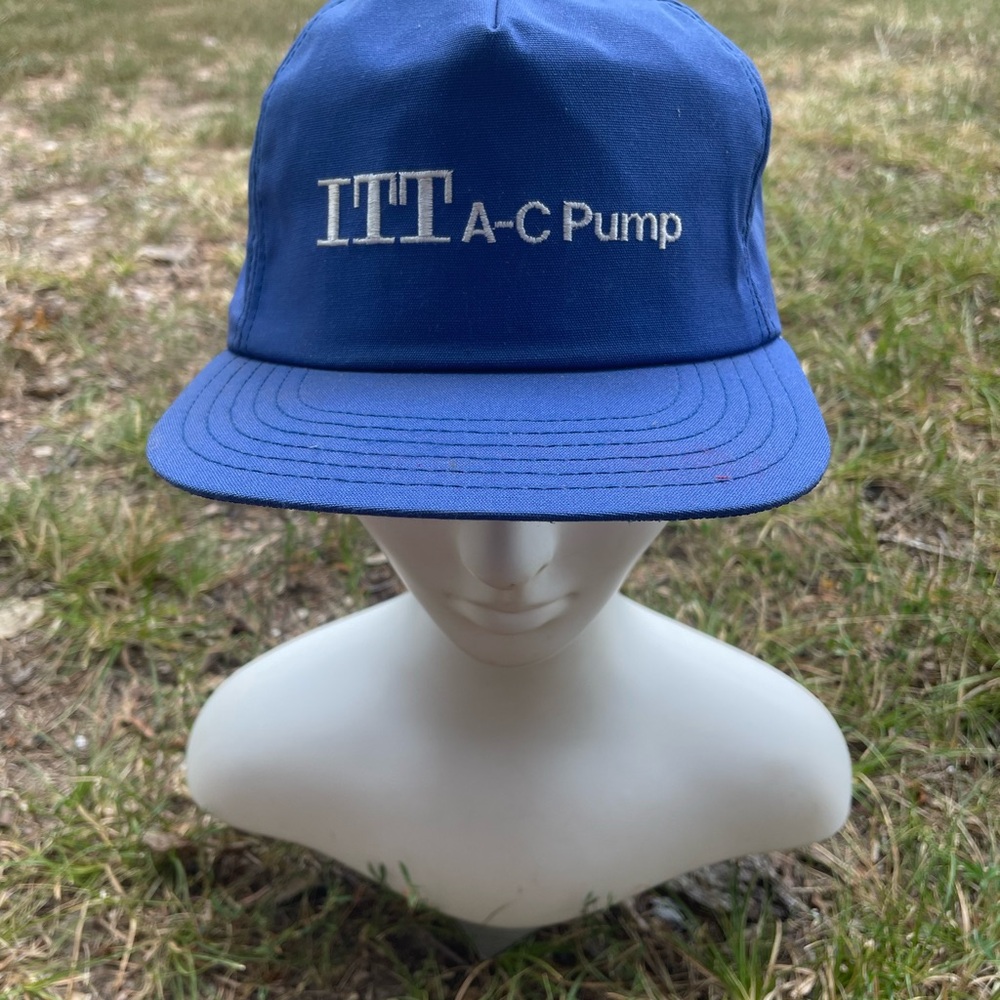 Blue ITT A-C Pump Trucker Hat